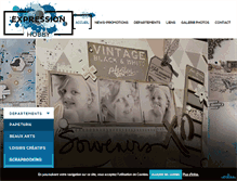 Tablet Screenshot of expressionhobby.be